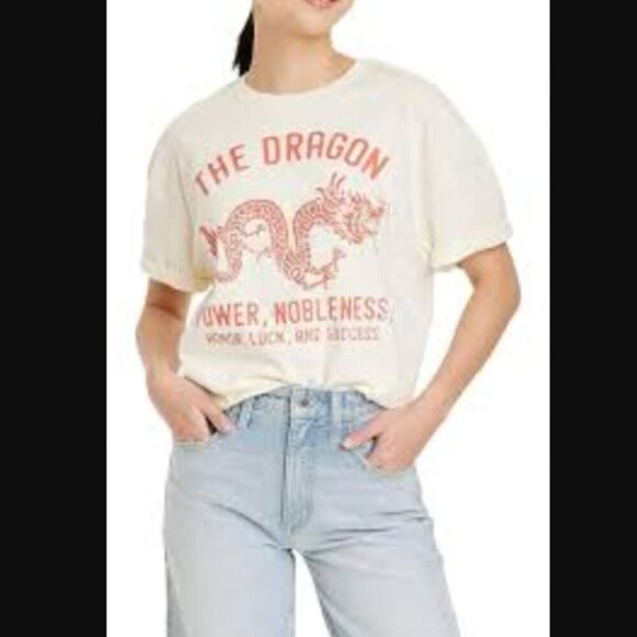 Grayson Threads Tops - Grayson Threads | Cream and Red Lunar New Year Size XXL